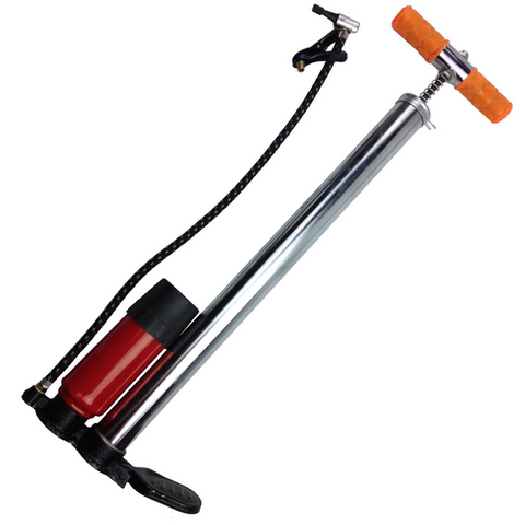 Premium Hand Tyre Pump with Booster and KPA Gauge