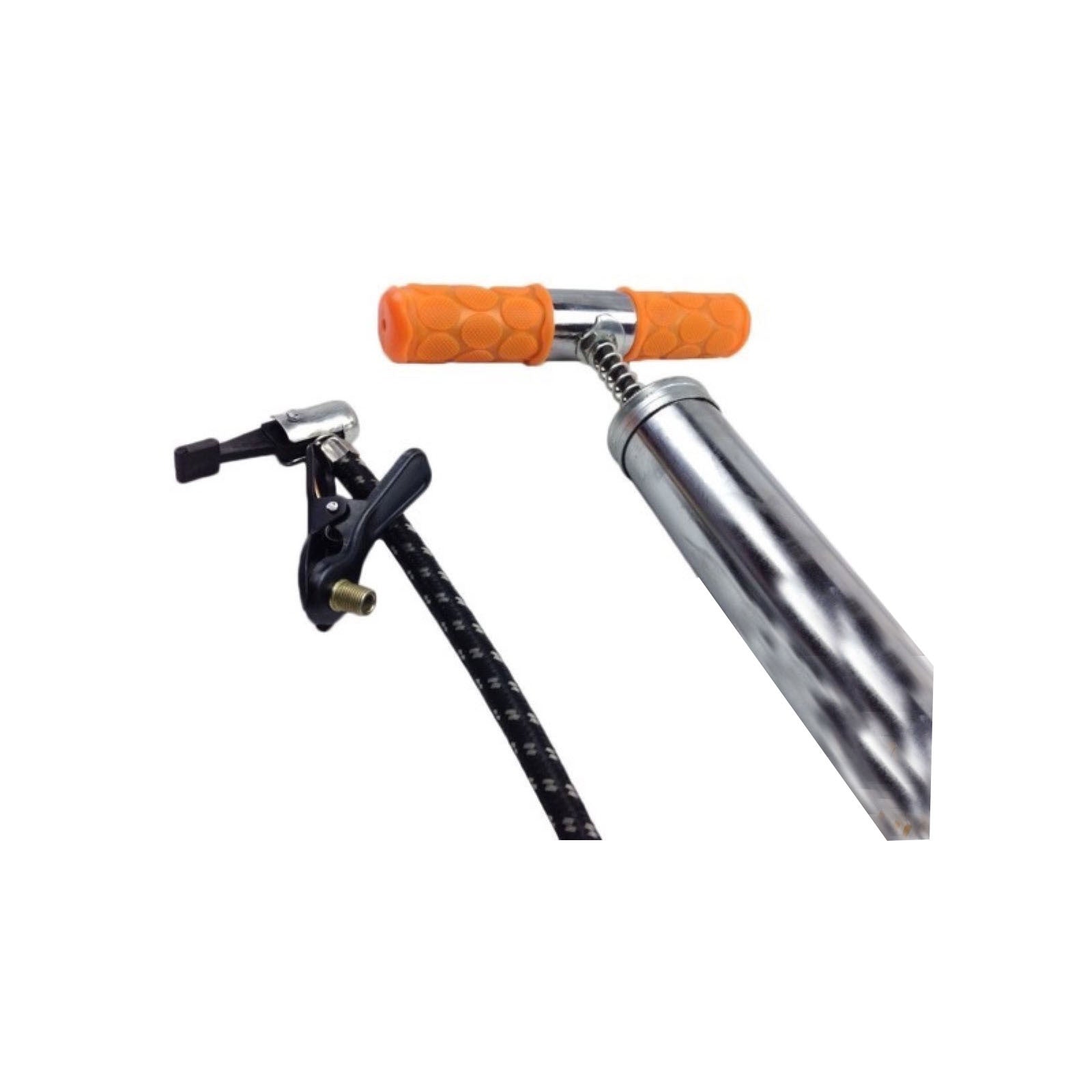 Premium Hand Tyre Pump with Booster and KPA Gauge