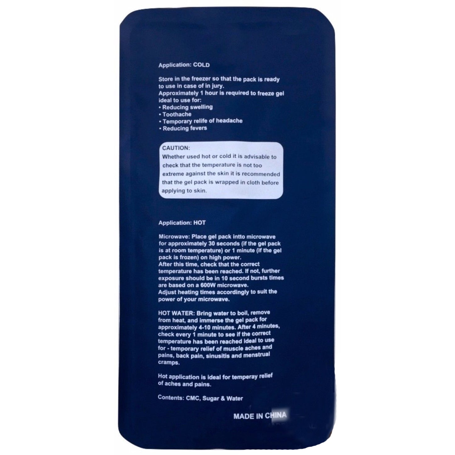 12x HOT COLD PACK First Aid Reusable Ice Heat Gel Packs Microwave Relief BULK