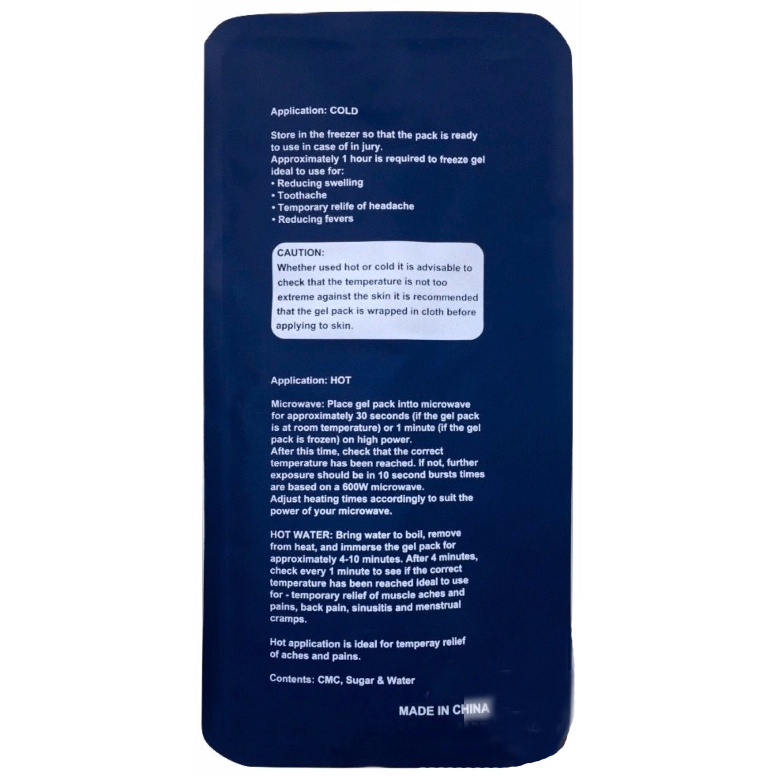 12x Reusable Hot Cold Gel Packs - Microwave & Freezer Safe First Aid Relief - SuperSaverAU - view 2