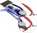 Foot Air Pump High Pressure Gauge Tyre Tire Inflator Air Bed Bike Ball - SuperSaverAU - view 6