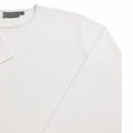Premium Men's White 100% Cotton Slim Fit Long Sleeve T-Shirt XL