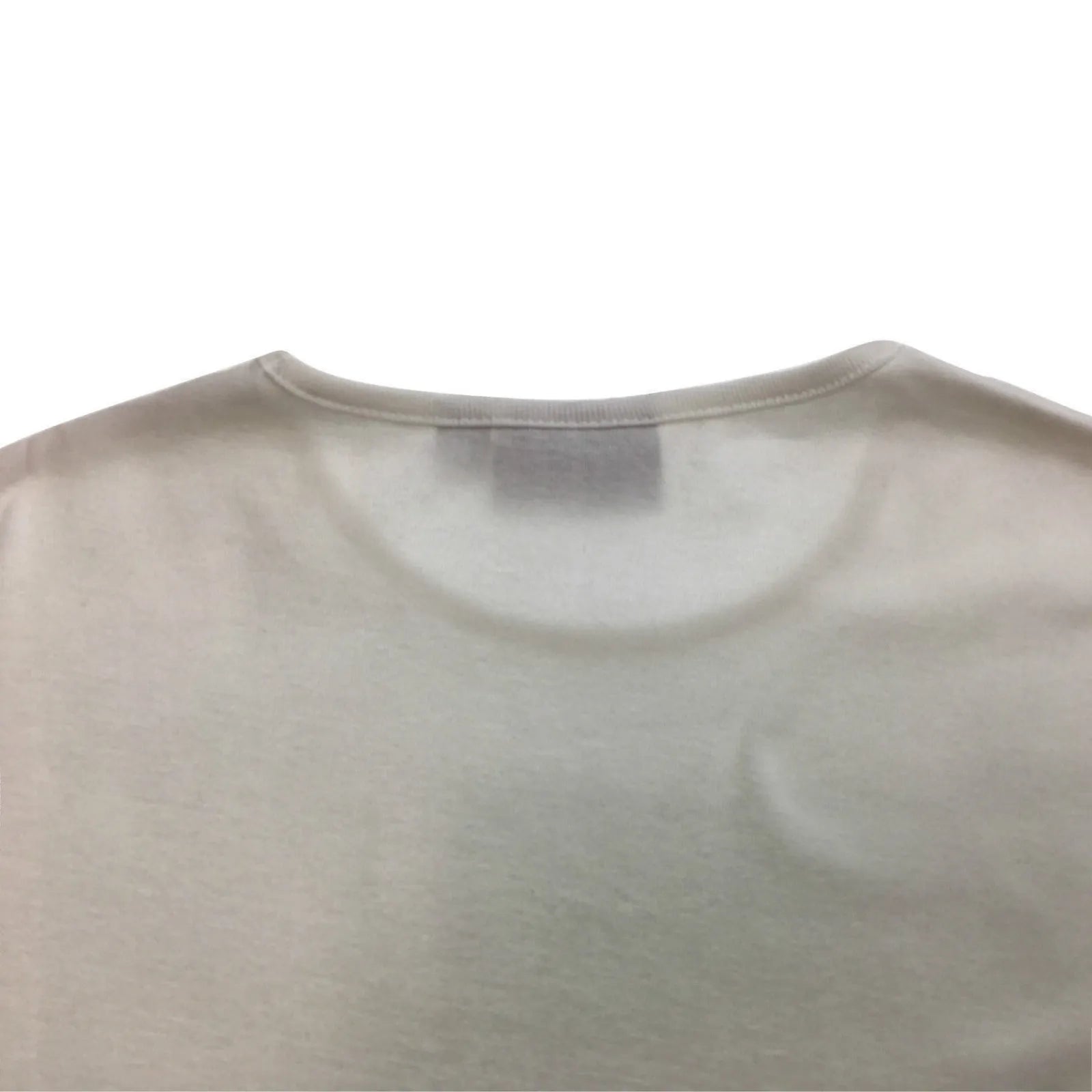 Premium Men's White 100% Cotton Slim Fit Long Sleeve T-Shirt XL