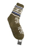 Premium 1 Pair Men's Non Slip Thick Fur Winter Bed Socks One Size