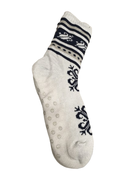 Premium 1 Pair Men's Non Slip Thick Fur Winter Bed Socks One Size