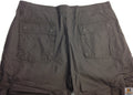Premium Men's Brown 3/4 Cotton Cargo Shorts Army Military Style Small 30in