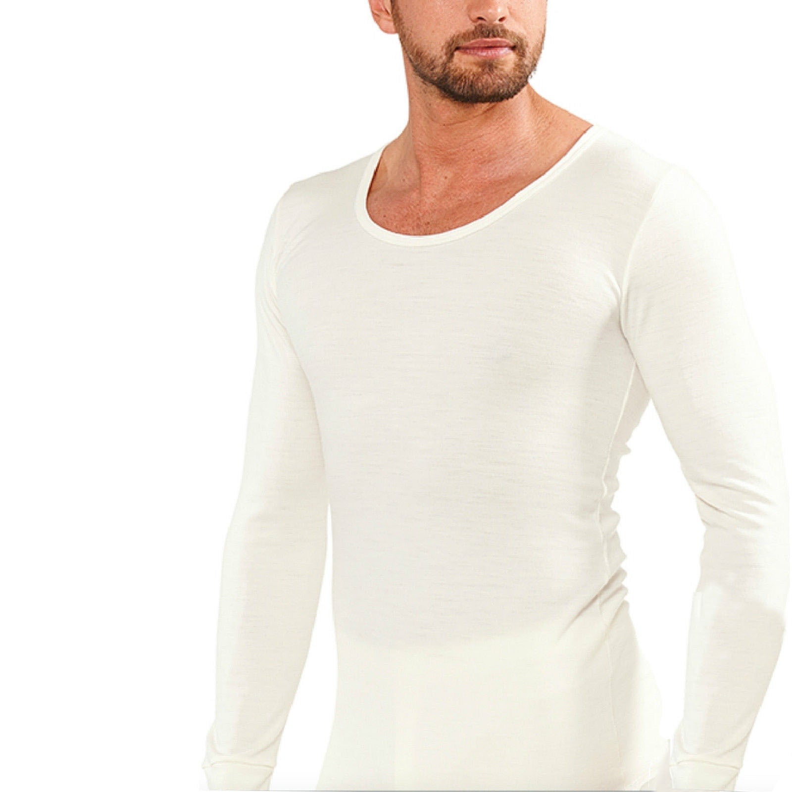 Premium Men's Australian Made Merino Wool Blend Thermal Top XL 105cm