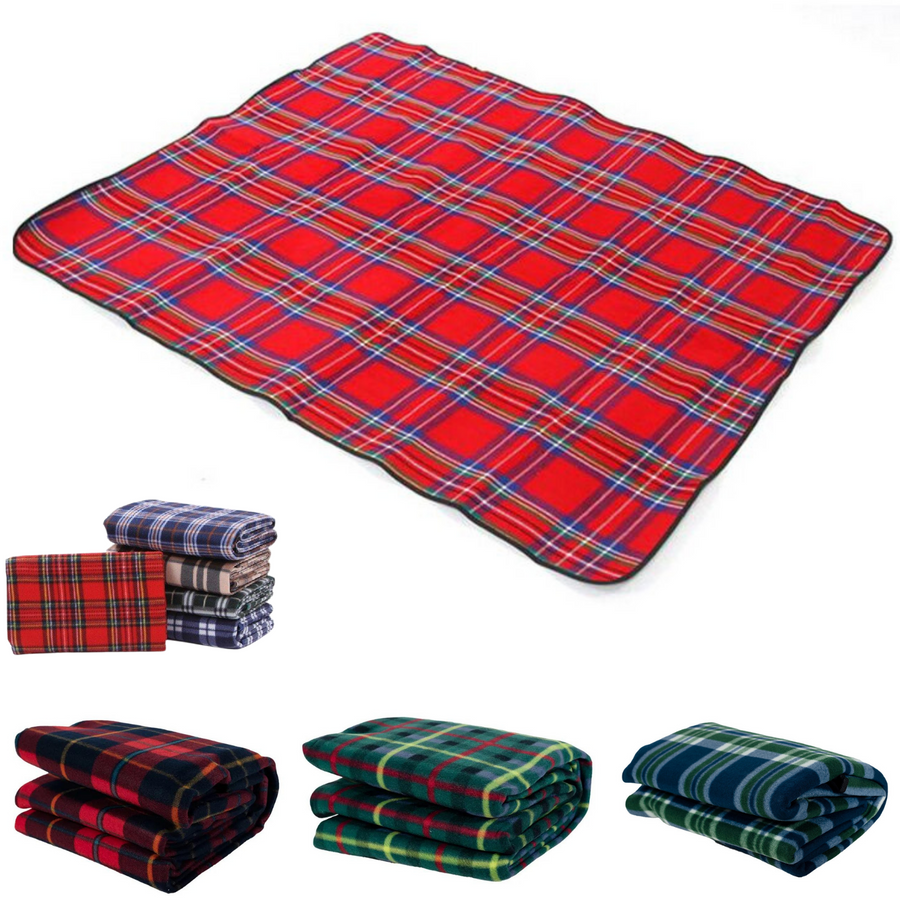 Premium Waterproof Picnic Rug Mat - Assorted, 1.5 x 1.3m