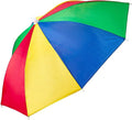 RAINBOW UMBRELLA HAT Rain Novelty Cap Costume Outdoor Camping Beach Fishing - SuperSaverAU - view 2