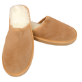 Premium Unisex Chestnut Sheepskin Wool UGG Scuff Slippers Size 8