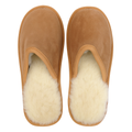Premium Unisex Chestnut Sheepskin Wool UGG Scuff Slippers Size 9