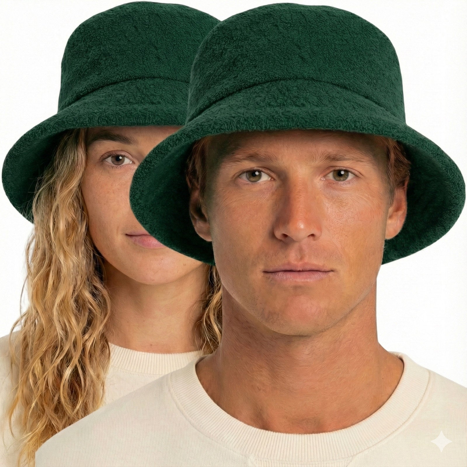 Premium Bottle Green 100% Cotton Terry Towelling Bucket Hat XXL