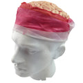 Premium Zombie Brain Skull Cap with Bandage - Latex