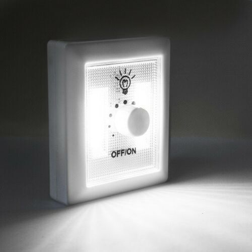 Brillar Wireless COB LED Dimmer Light with Magnetic Back - White
