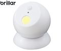Brillar Motion Activated Swivel Ball Light with Magnetic Base - White
