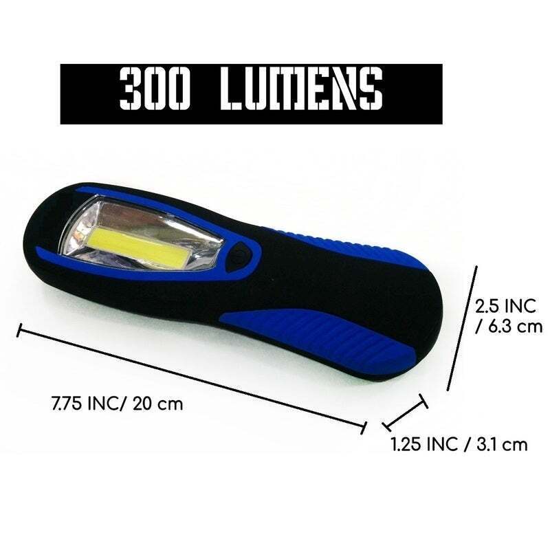 Premium Ultra Bright COB LED Work Light with Swivel Hook & Magnetic Back - 300 Lumens