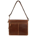 Billy The Kid Genuine Leather Shoulder Bag - Cognac