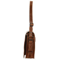 Billy The Kid Genuine Leather Shoulder Bag - Cognac