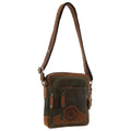 Billy The Kid Olive Leather Crossbody Shoulder Bag