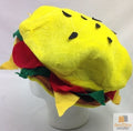 Premium Burger Hat Novelty Costume Cap