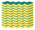 Catering Sponge Scourers 36x Strong Commercial Grade 15x10x3cm for Tough Cleaning - SuperSaverAU - view 1