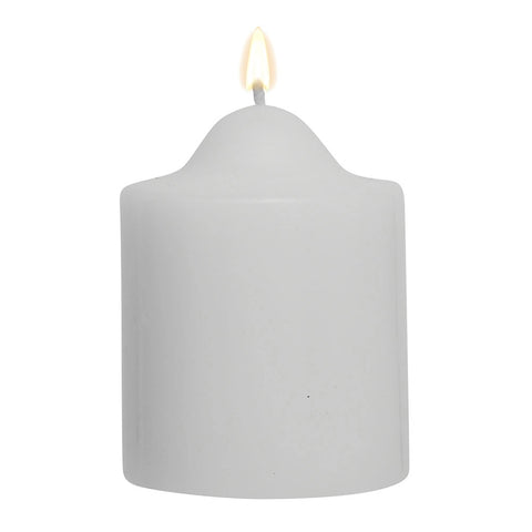 48x Premium Church Candle Pillar Candles White Unscented Lead Free 24Hrs - 5*10cm - SuperSaverAU - view 1
