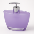 Creative Home Oval Acrylic Soap & Lotion Dispenser with Pump - Purple