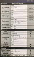 Digital Clamp Meter AC/DC Voltage Resistance Frequency DM6266 - Batteries Incl. - SuperSaverAU - view 6