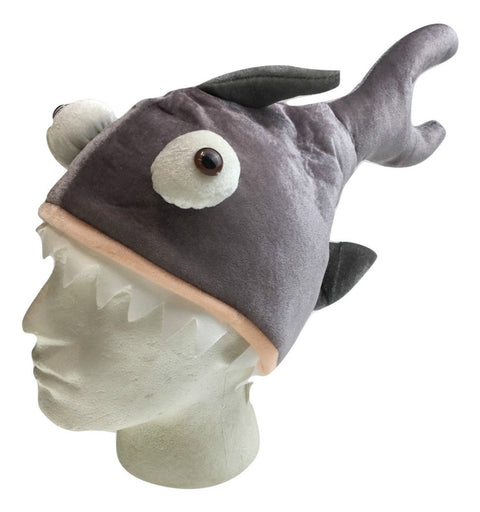 SHARK HAT Costume Accessory Fish Halloween Fancy Dress Up Party  Cap Headgear - SuperSaverAU - view 2