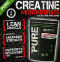 PURE Lean Nutrition Creatine Monohydrate 1KG - HPLC Tested Muscle Growth Supplement - SuperSaverAU - view 2