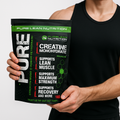 PURE Lean Nutrition Creatine Monohydrate 1KG - HPLC Tested Muscle Growth Supplement - SuperSaverAU - view 3
