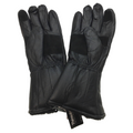 3M DENTS Thinsulate Genuine Leather Motorbike Gloves with Faux Fur Lining - Black, M
