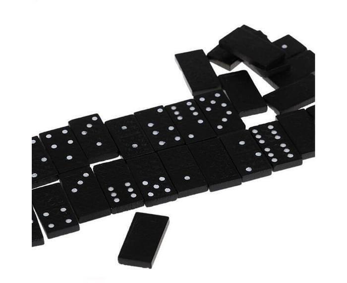Kicko Wooden Dominoes Set 28 Pieces - Traditional Toy for Kids & Family - SuperSaverAU - view 3