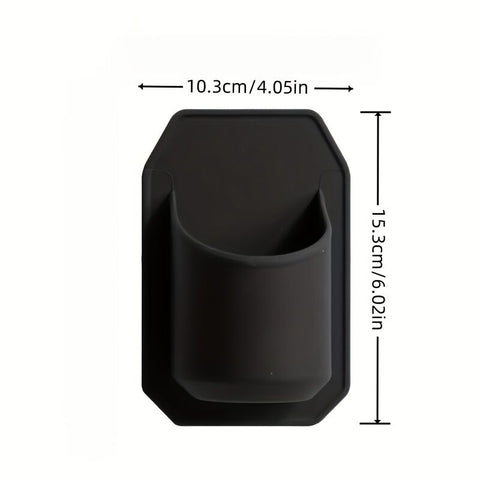 Premium Silicone Shower Beverage Can Holder – Black
