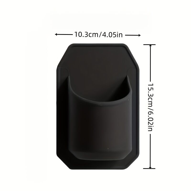 Premium Silicone Shower Beverage Can Holder – Black