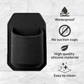 Premium Silicone Shower Beverage Can Holder – Black