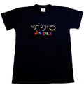 Premium Black Adult Australia Kangaroo Koala 100% Cotton T-Shirt S