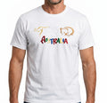 Premium White Adult Australia Kangaroo Koala 100% Cotton T-Shirt L