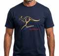 Premium Navy Adult Australia Kangaroo 100% Cotton T-Shirt XL