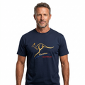 Premium Navy Adult Australia Kangaroo 100% Cotton T-Shirt XL