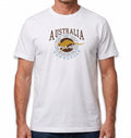 Premium White Adult Australia Kangaroo 100% Cotton T-Shirt S