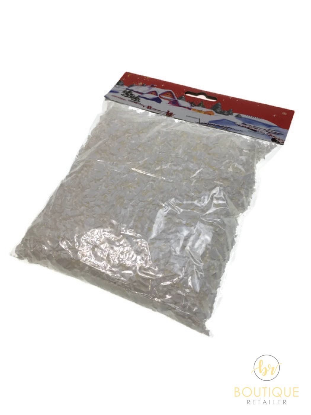 480g FAKE SNOW Christmas White Xmas Frozen Party Snowflakes BULK - SuperSaverAU - view 4