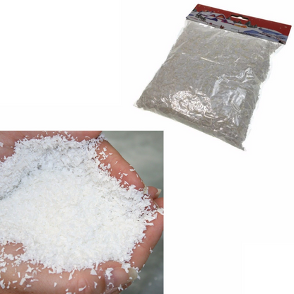 480g FAKE SNOW Christmas White Xmas Frozen Party Snowflakes BULK
