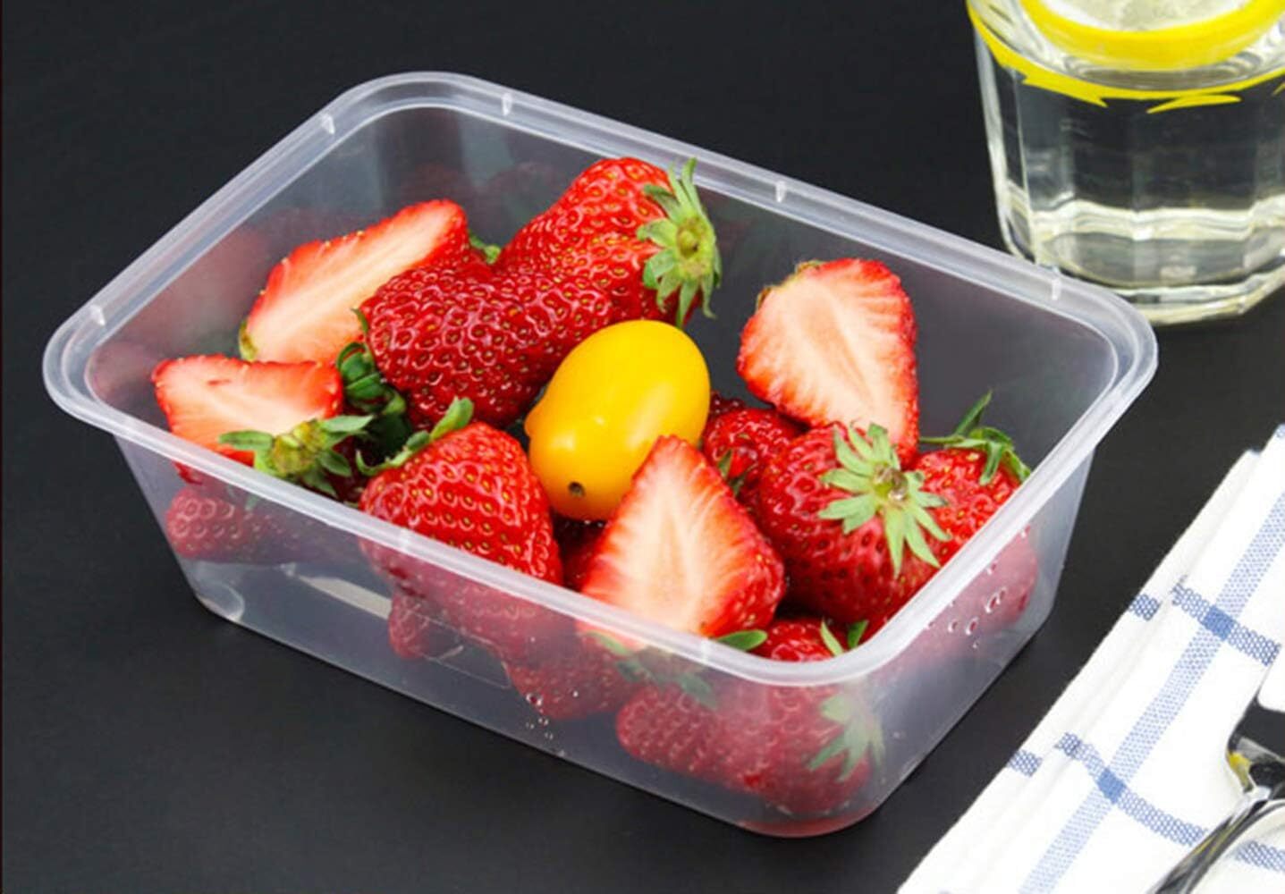 Premium Reusable Food Containers with Lids – 350ml, 500 Pack