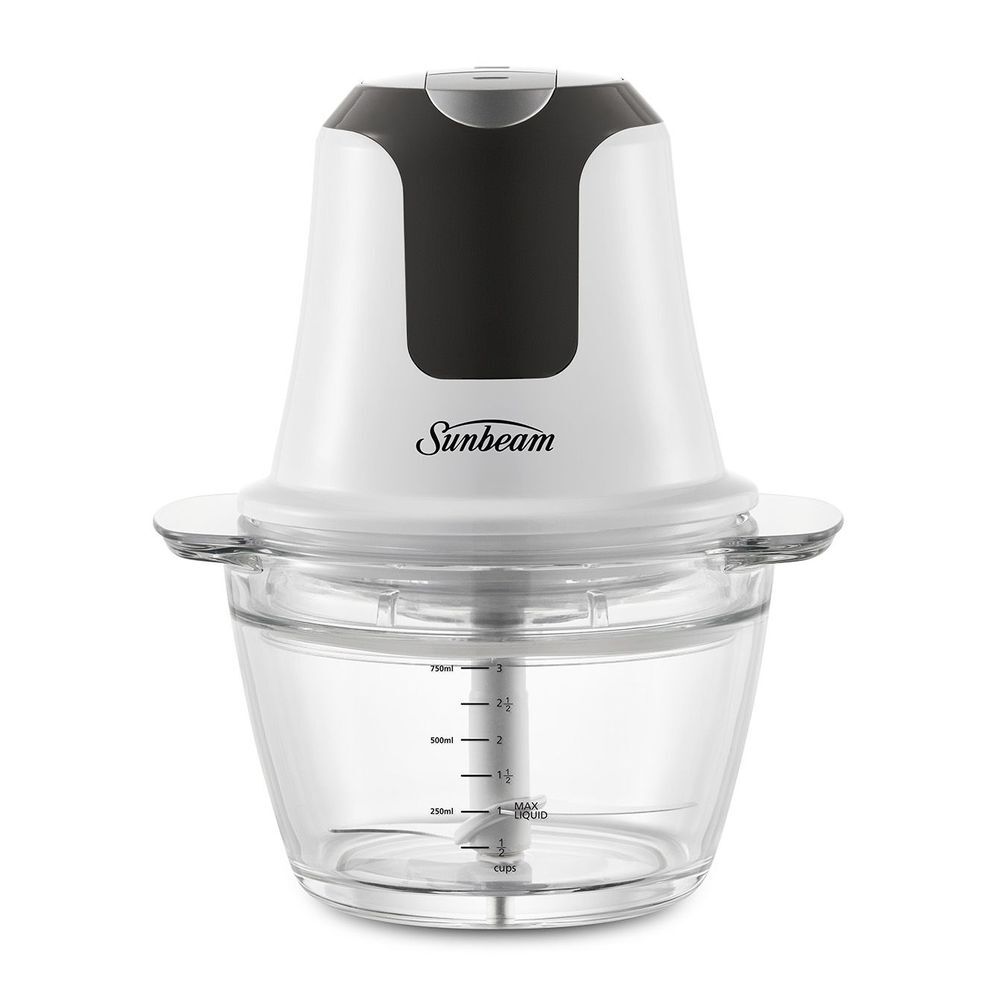 Sunbeam Mini Glass MultiChopper Food Processor - White - SuperSaverAU - view 1