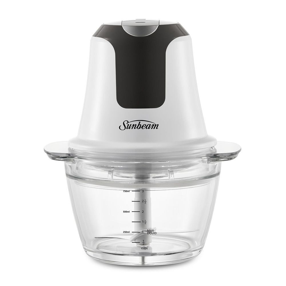 Sunbeam Mini Glass MultiChopper Food Processor - White - SuperSaverAU - view 2