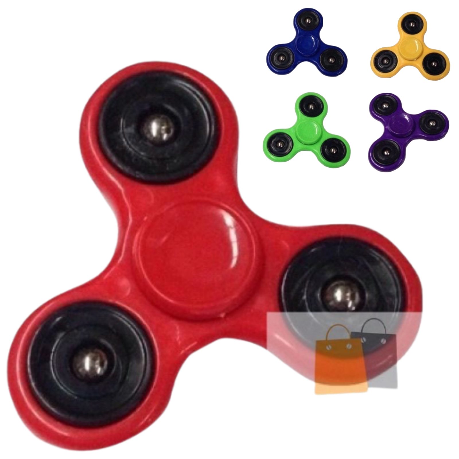 3pcs Fidget Hand Finger Spinner Focus Stress Reliever Toys For Kids Adults - SuperSaverAU - view 1