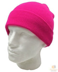 Premium Fluro Pink Unisex Hi Vis Fluro Knit Beanie One Size