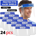 24x Safety Full Face Shield Clear Glasses Anti-Fog Eye Protector Shop Dental - SuperSaverAU - view 2