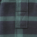 Premium Men's Green Navy 100% Cotton Half Placket Flannelette Shirt XL